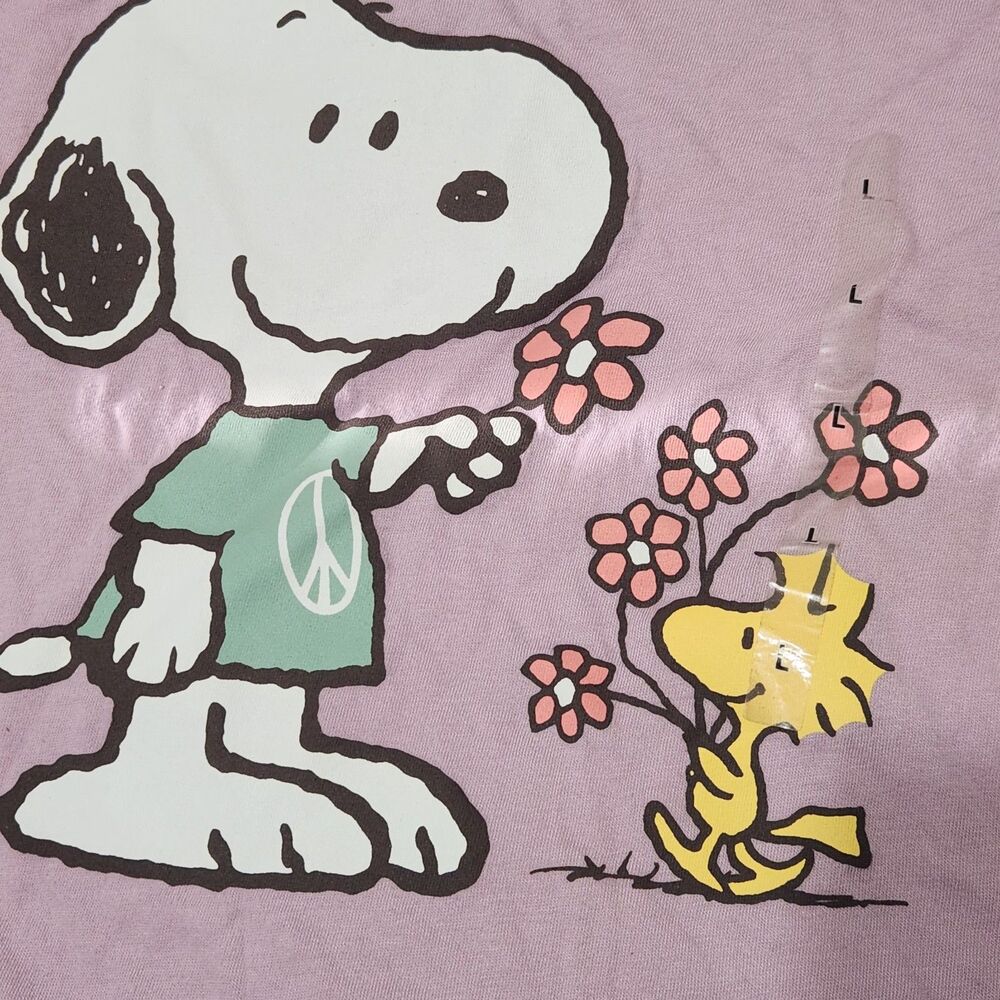 Izod Girls 2pcs Set Blue Pants And Pink Snoopy Top size large (10) . New - Picture 2 of 9